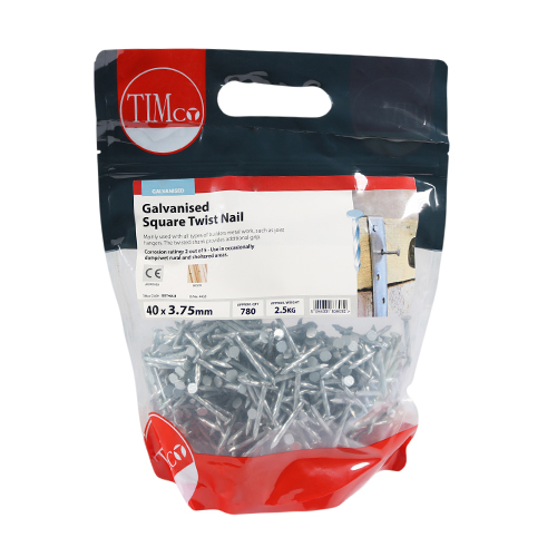 40mm Square Twisted Nails 2.5kg - Image 4