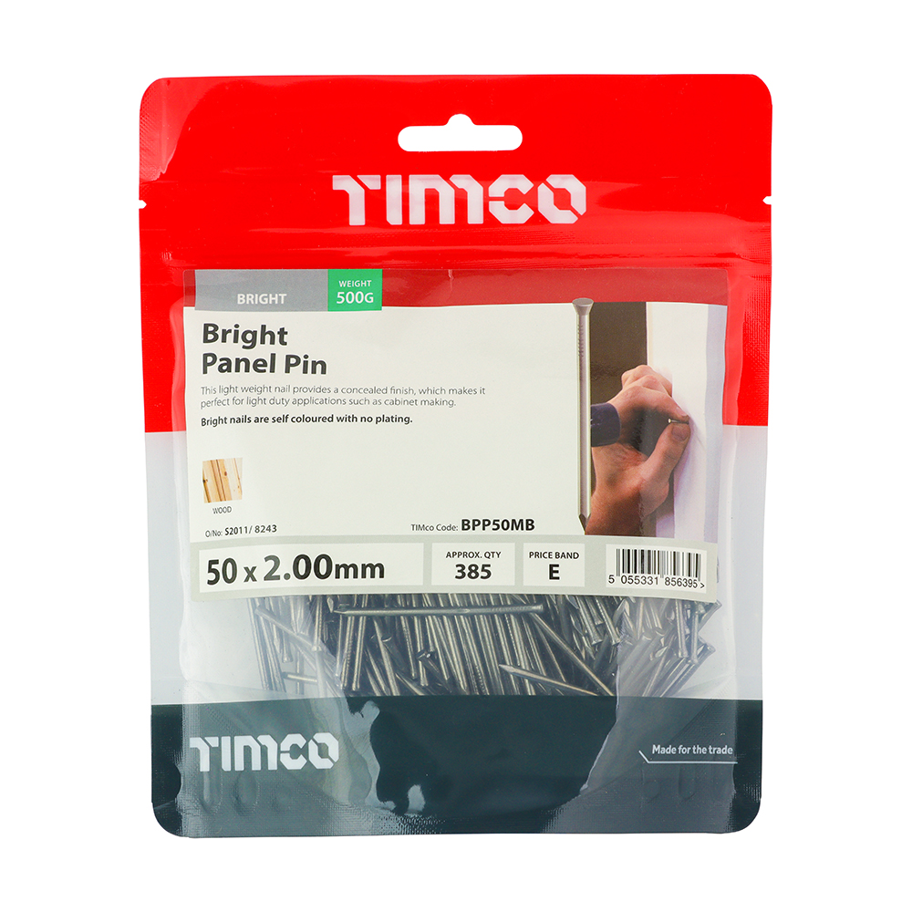 50mm Panel Pins Brite - Image 4