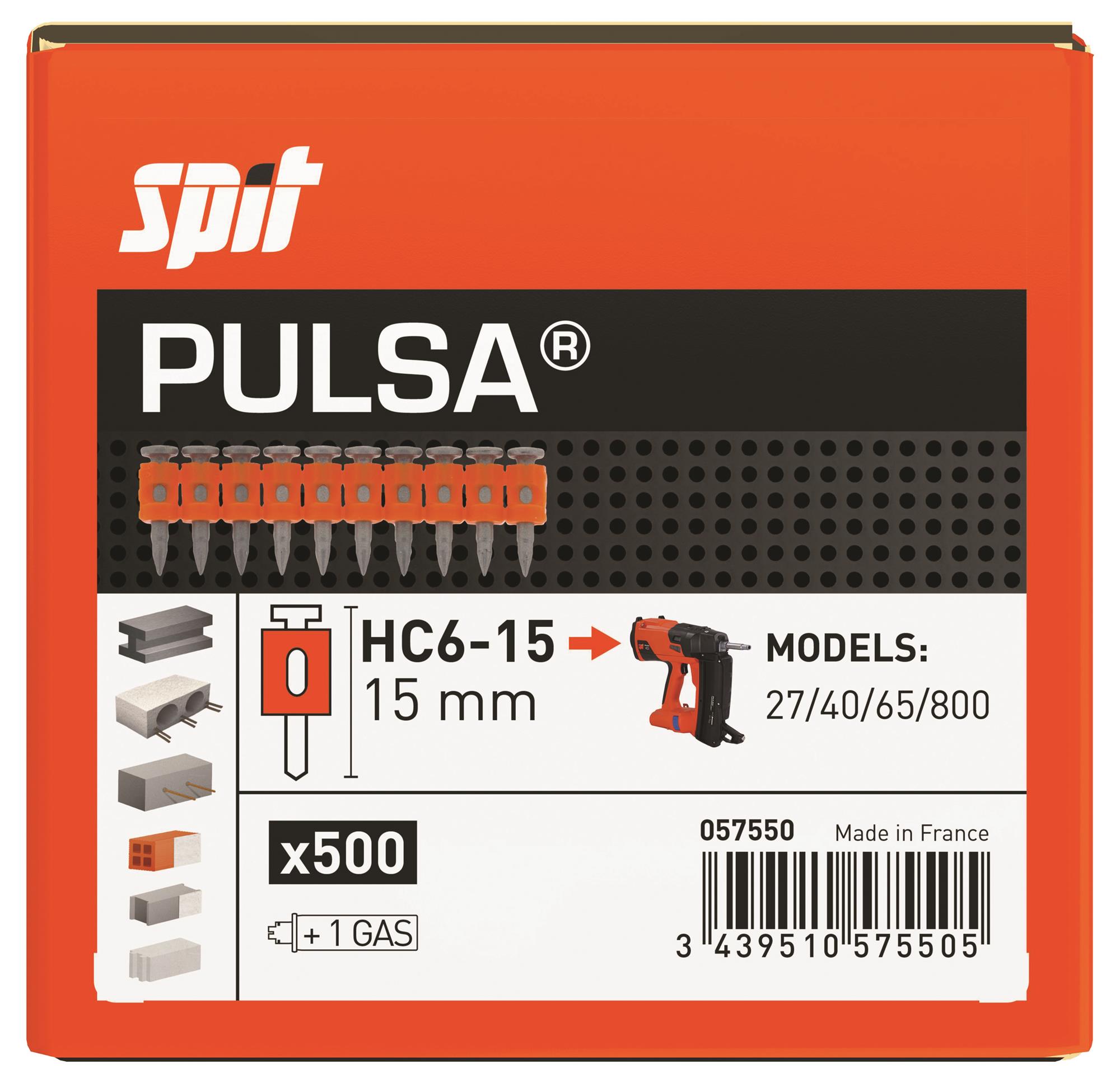 Spit Pulsa Nails HC6 15mm 3