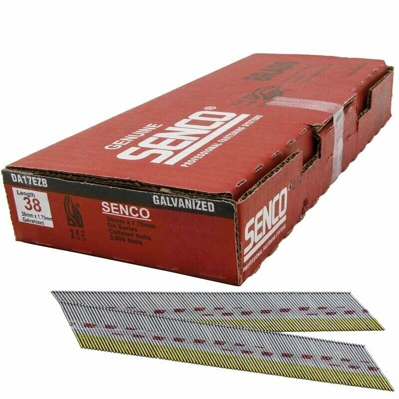 15 Gauge DA Angled Finish Nails Galv