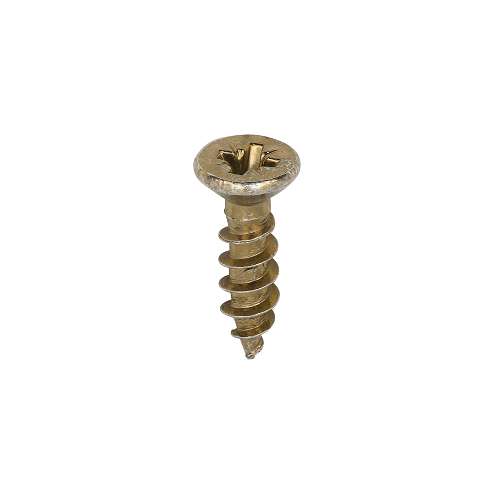Gold Hinge Screws 3 x 12mm 1