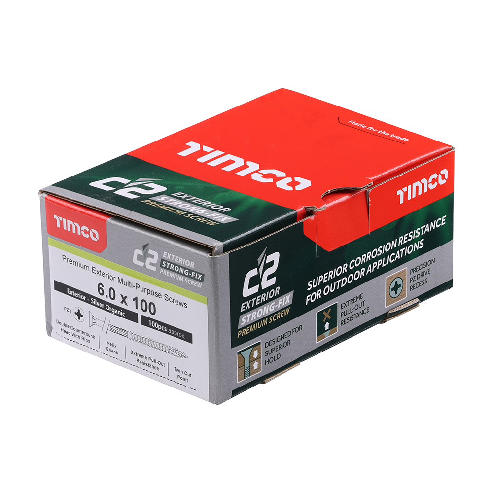 6 x 100mm Exterior Screws 3