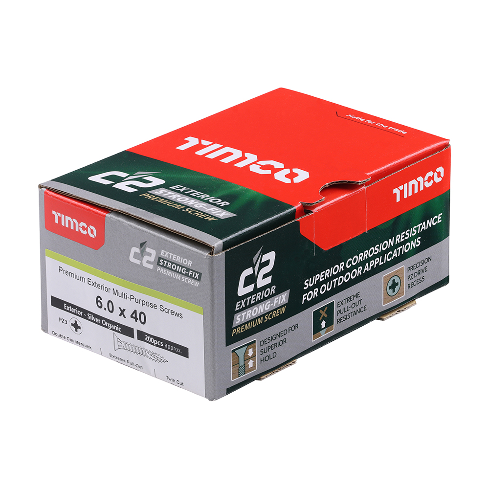 6 x 40mm Exterior Screws 3