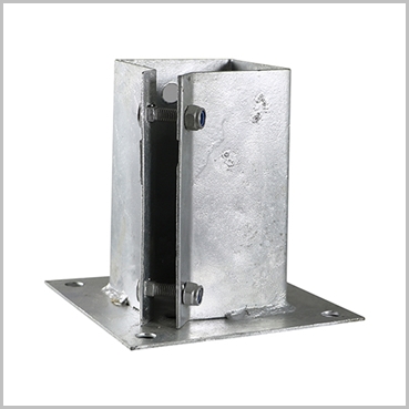 3 x 3 Base plate Hot Dipped Galvanised