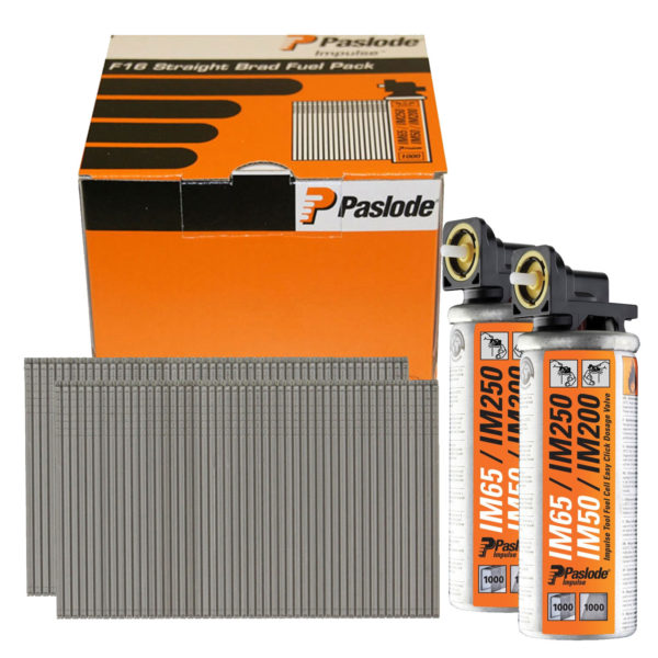 Paslode 16 Gauge 32mm Brad Nail Fuel Pack IM65 2