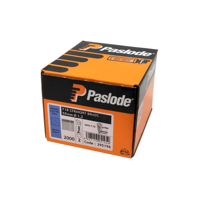 Paslode 18 Gauge 50mm Brads Nails Fuel Pack IM50 - Image 3