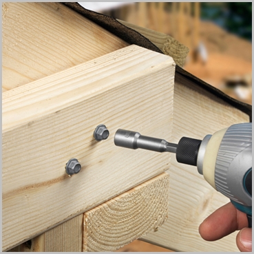8 X 150mm Hex Timber Screws
