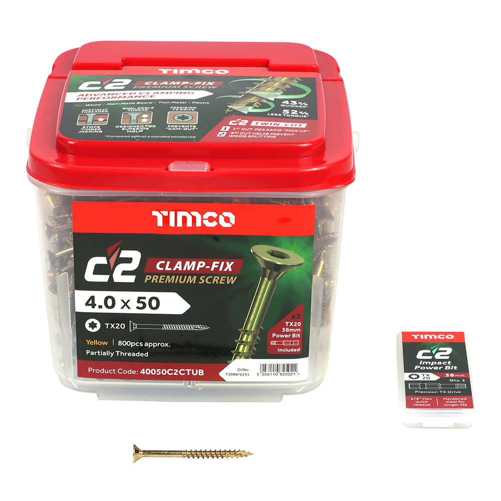 Timco C2 Clamp Fix Torx Screws Tubs