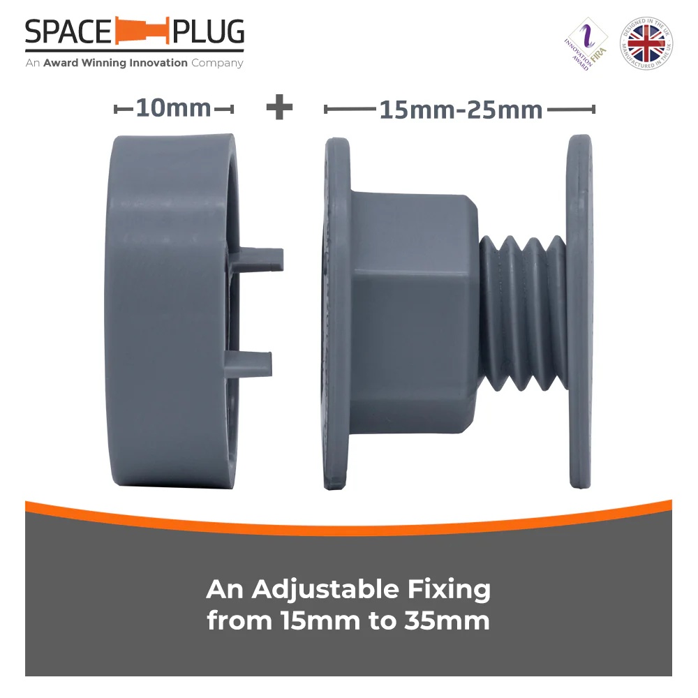 Space Plug Fixings 15mm to 35mm Gaps 1