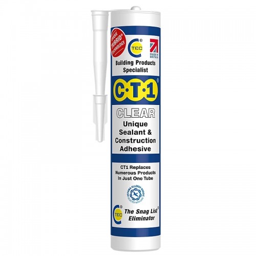 CT1 Clear Unique Sealant and Construction Adhesive 290ml