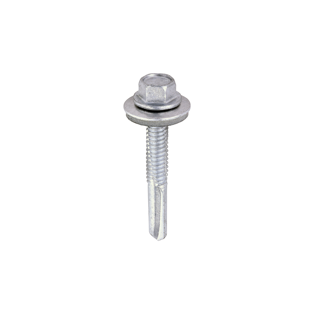 Evolution Hex Head Screws 5.5 x 38mm Bonded Washer for Heavy Steel